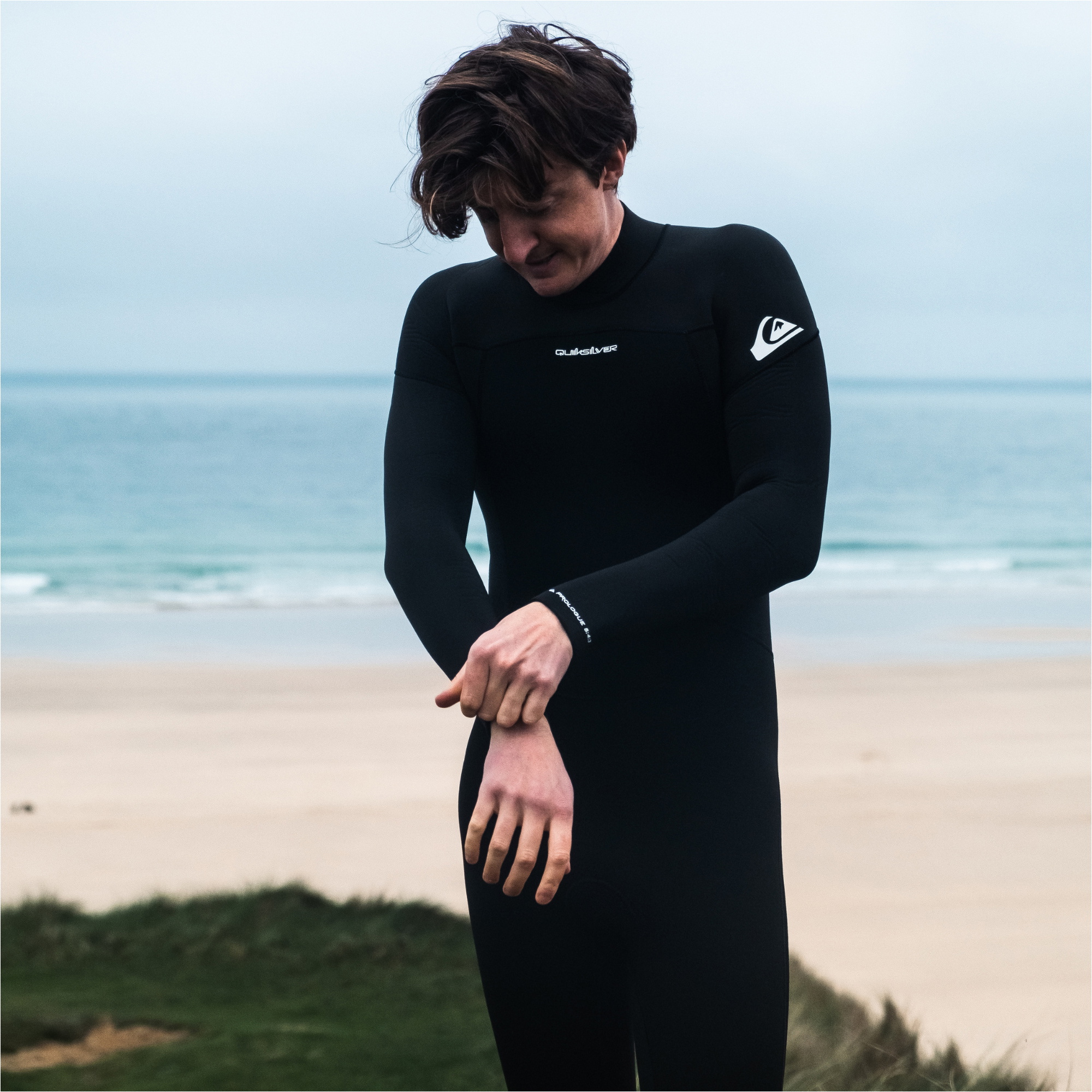 2025 Quiksilver Mens Prologue 3/2mm GBS Back Zip Wetsuit EQYW103222 - Black